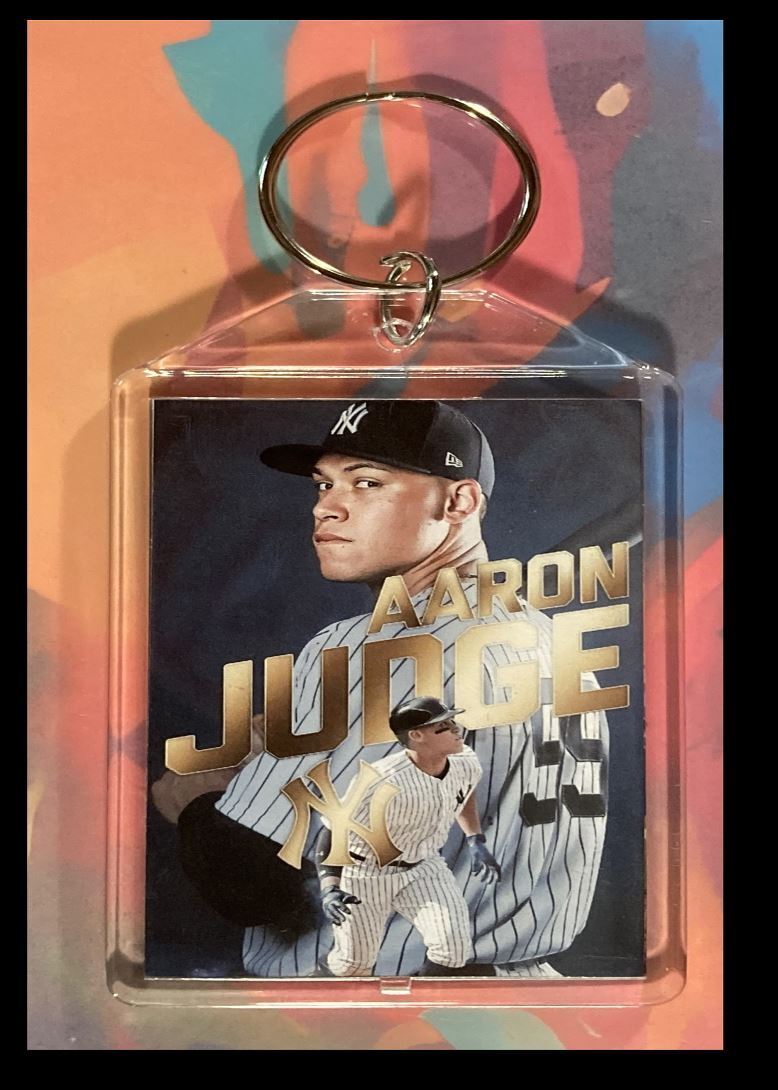 3310 Aaron Judge - Gold Letters Custom Hand Made Keychain BBL KYC