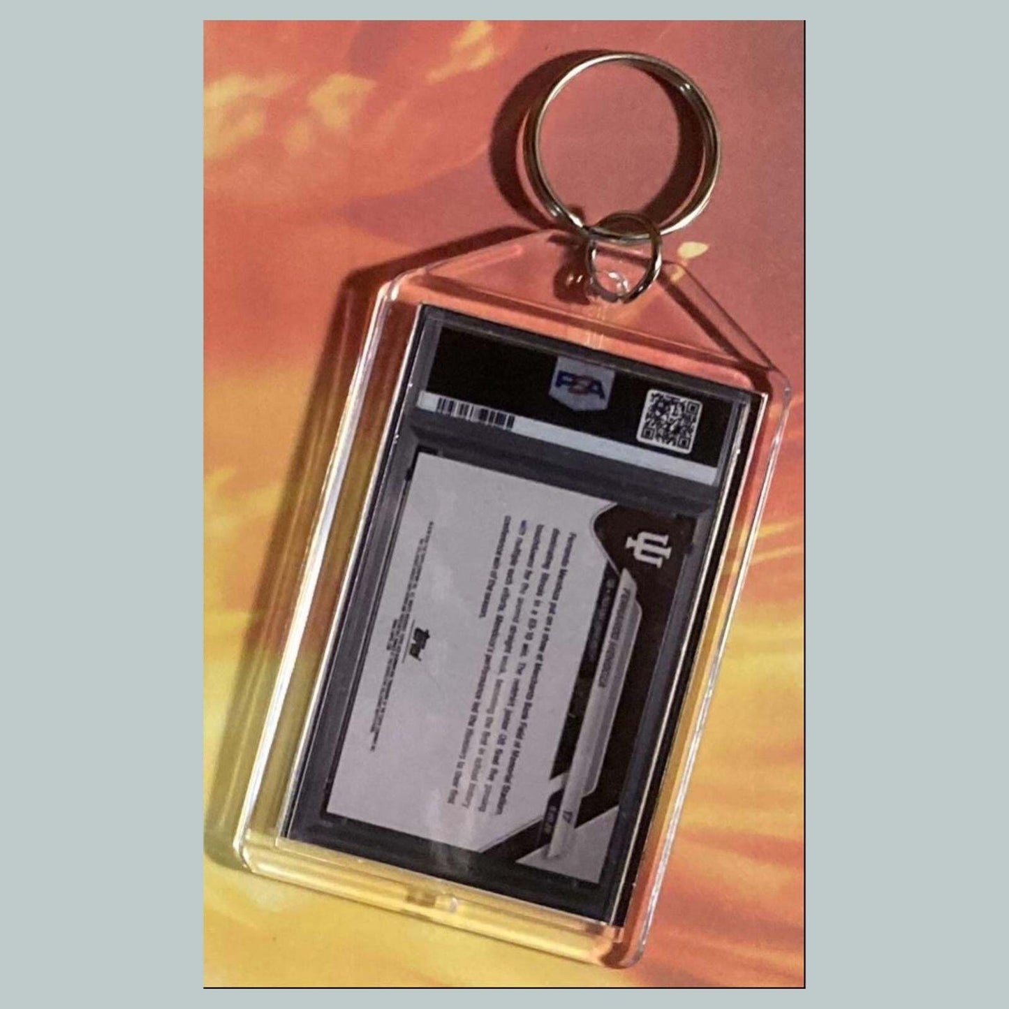 3725 Fernando Mendoza 2025 Bowman U Custom Hand Made Keychain FBL