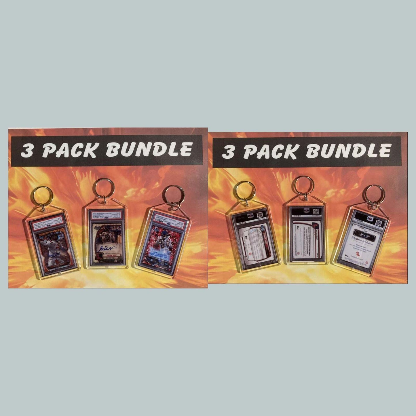 3537B Jaxson Dart 3 Pack Bundle - Custom Hand Made Novelty Keychains - Gift FBL