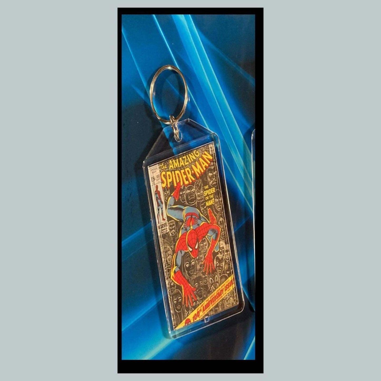 3395 Spider Man Aug 1974 Classic  Return Of Punisher Custom Keychain CMC