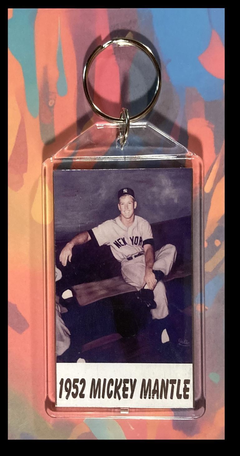 3292 Mickey Mantle 1952 Custom Hand Made Keychain - Makes A Great Gift BBL KYC