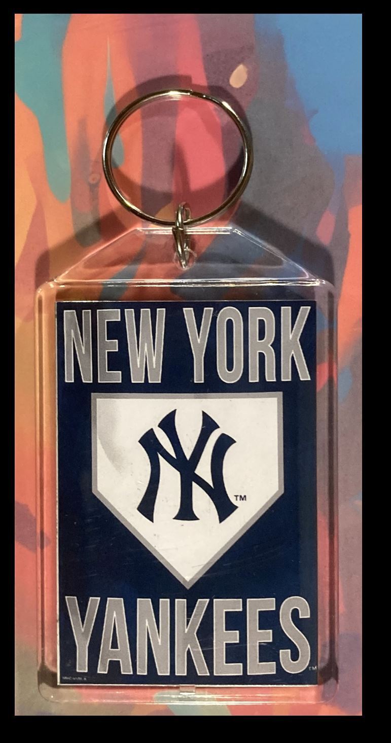 3307 NY Yankees - Custom Made Keychain-Double Sided Photo-Makes A Great Gift BBL KYC