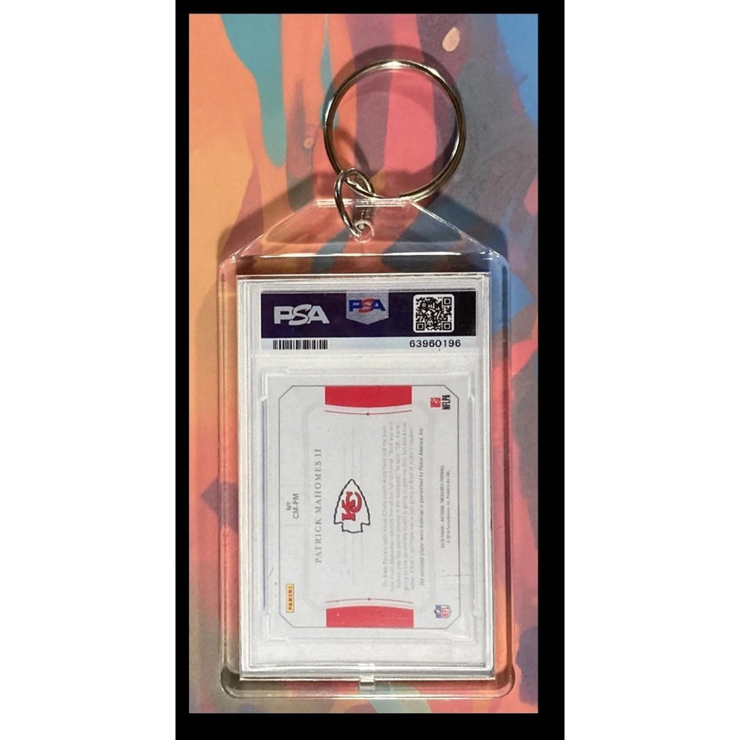 0006 Patrick Mahomes Custom Hand Made Novelty Keychain A Great Gift