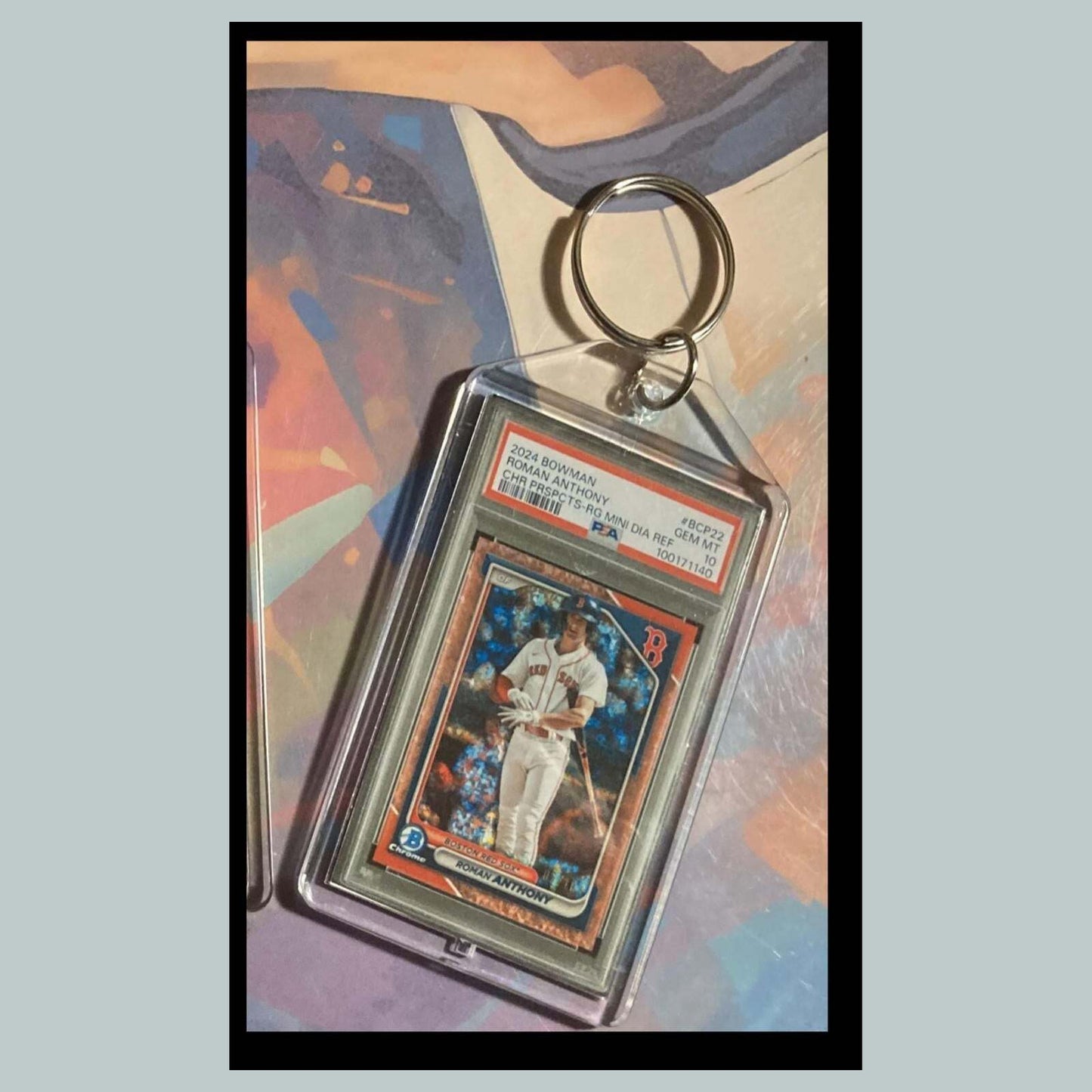3482 Roman Anthony Chrome Black Auto Custom Hand Made Keychain A Great Gift BBL KYC