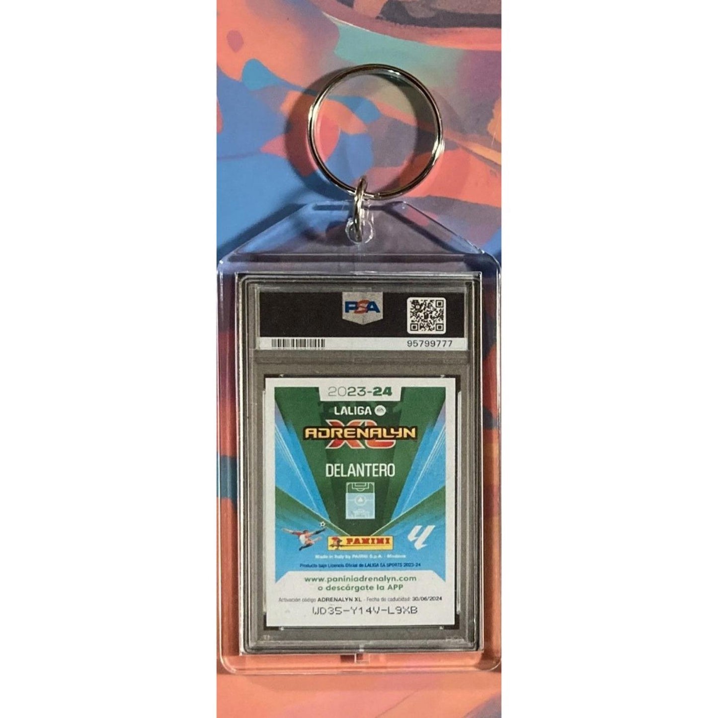 0130 Lamine Yamal 2023 Adrenalyn XL Laliga Limited Edition Novelty Keychain