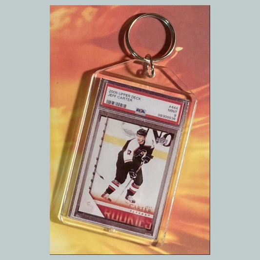 3660 Jeff Carter 2006 Upper Deck Custom Hand Made Keychain MSC KYC