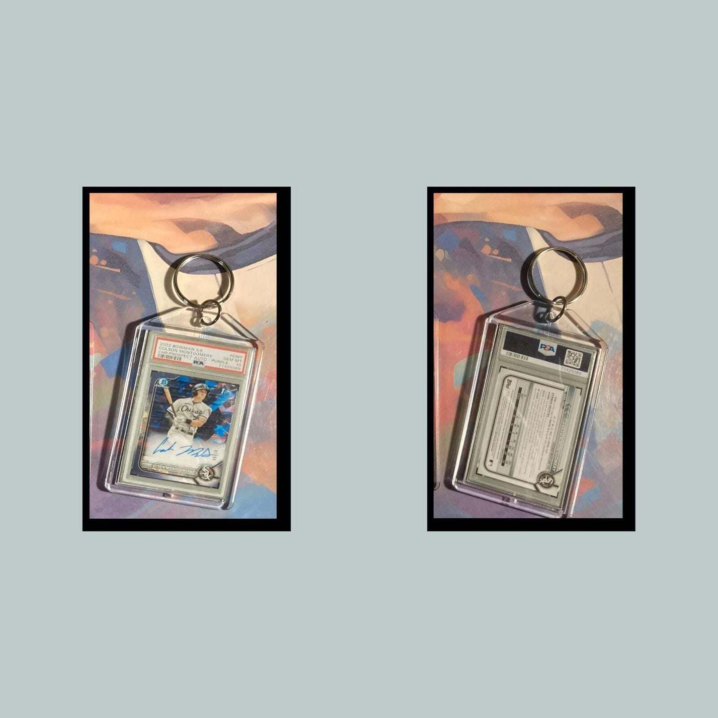 3509 Colson Montgomery 2022 SE Auto Custom Hand Made Keychain Makes Great Gift BBL KYC