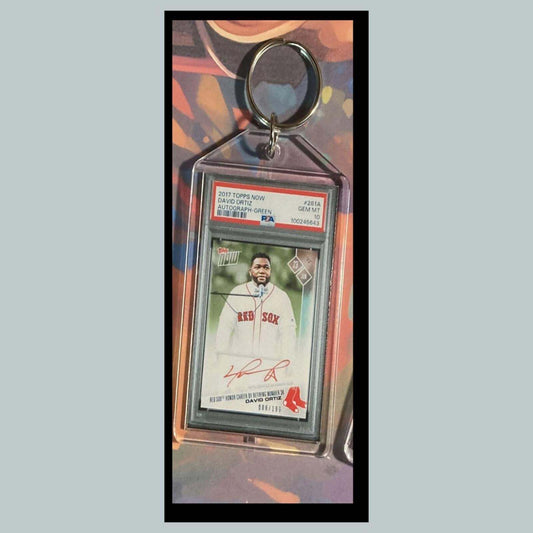 3408 David Ortiz 2017 Now Green Auto Custom Novelty Keychain-Makes A Great Gift BBL KYC