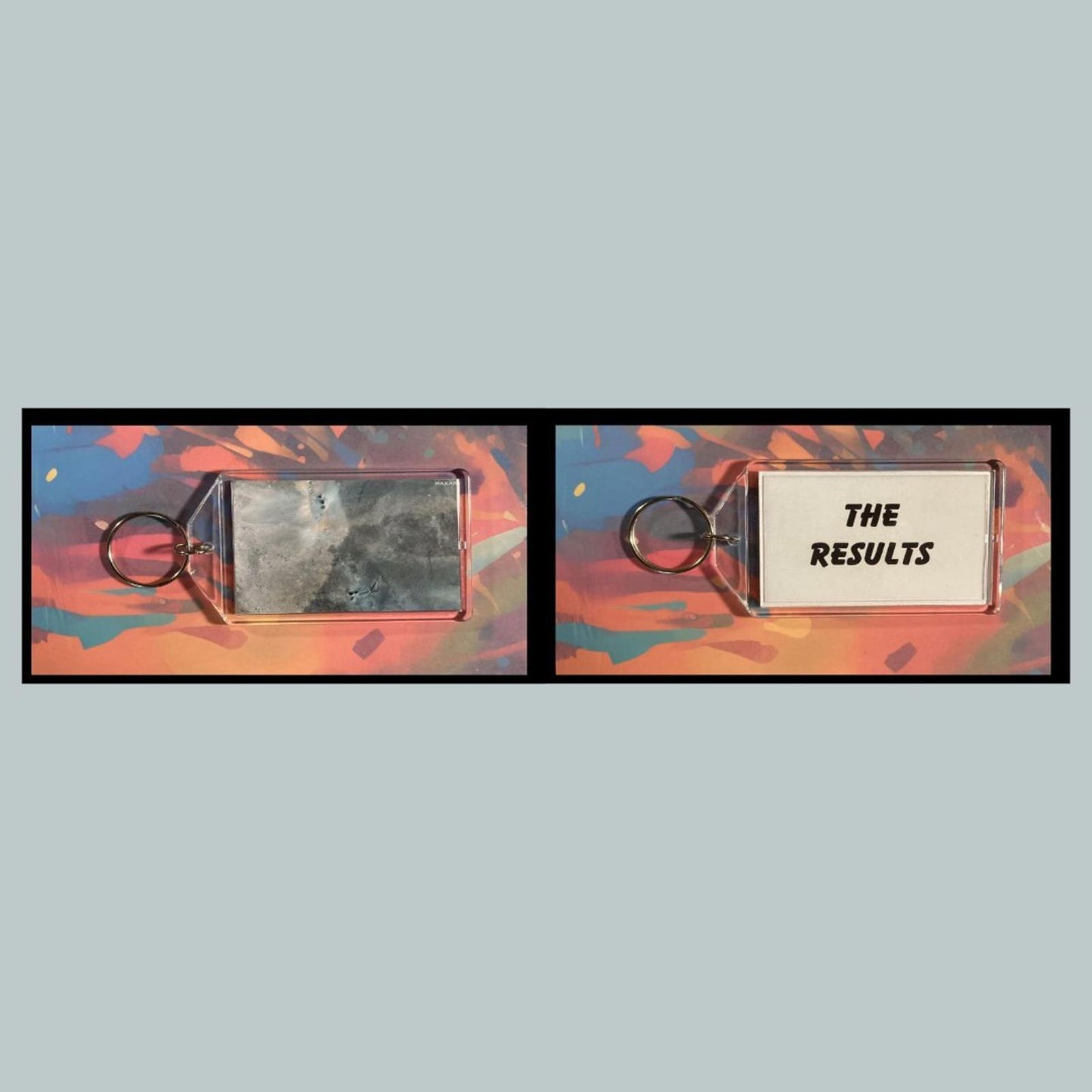 0394 Trump The Results As Expected  Custom Hand Made Keychain-Makes A Great Gift