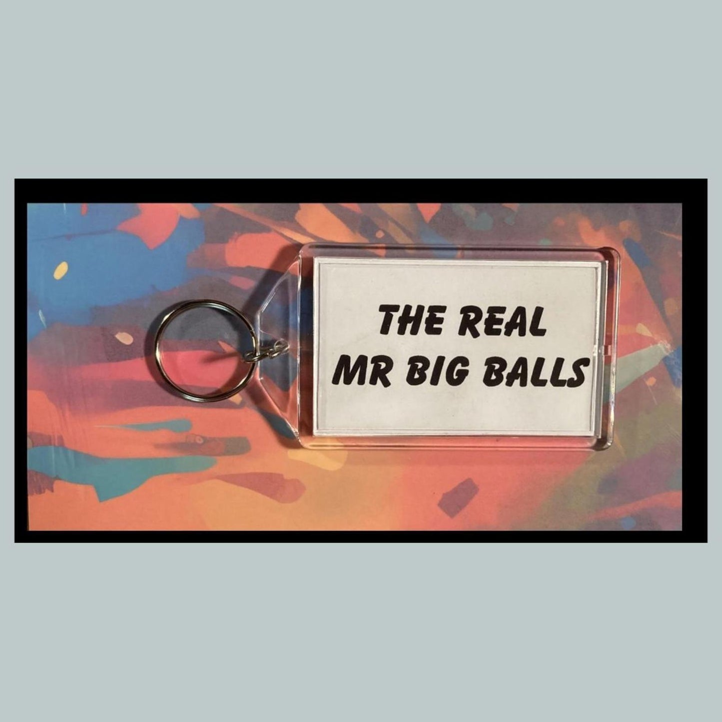 0396 Trump The Real Mr Big Balls  Custom Hand Made Keychain-Makes A Great Gift