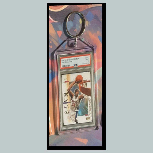 3412 Vince Carter 2001 Upper Deck SLAM Custom Keychain-Makes A Great Gift BKL KYC
