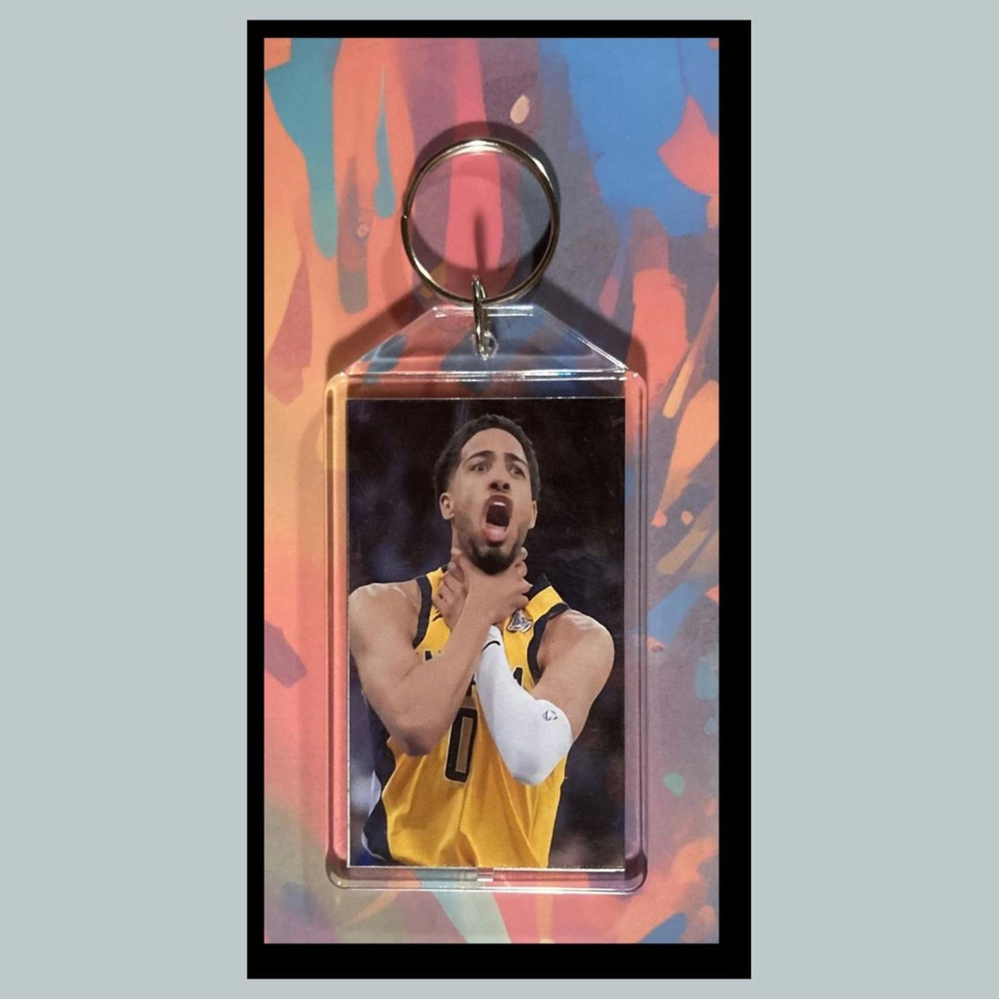 0399 Choke Tyrese Haliburton Custom Hand Made Keychain - Makes A Great Gift