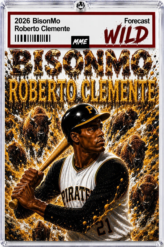 2939 Roberto Clemente Keychain BisonMo Custom Handmade Acrylic Photo Keychain KYC BBL