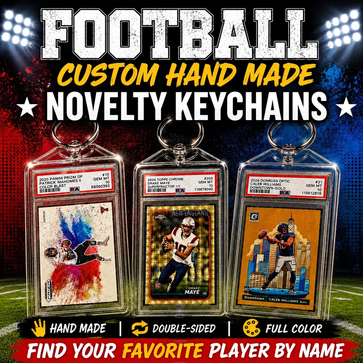06 Click Here to Shop All Football Related Keychains FBL KYC