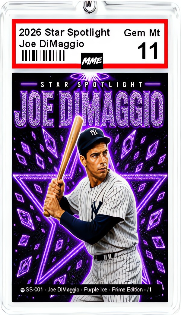 2952 Joe Dimaggio Spotlight Series Keychain. The Biggest Stars - Bold Designs KYC BBL