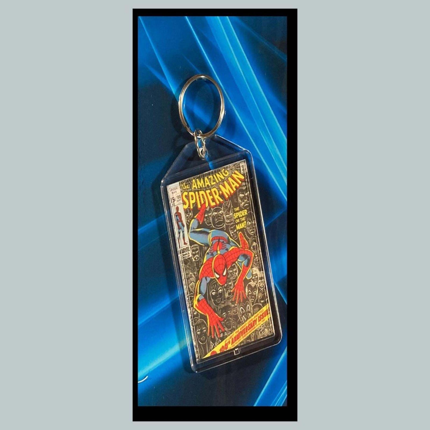 3397 Spider Man July 1971 Classic  Goblins Power Custom Novelty Keychain CMC