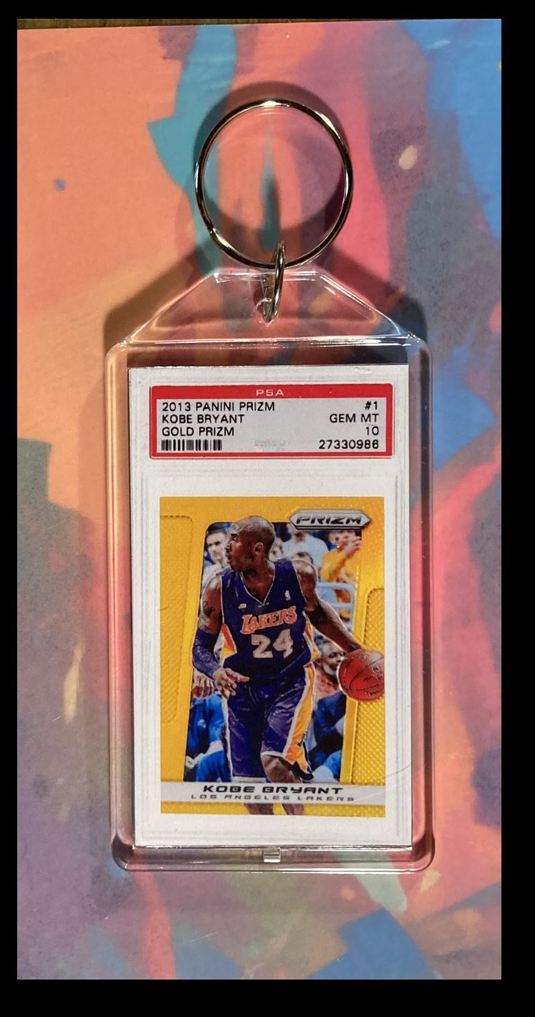 3004 Kobe Bryant 2013 Panini Gold Prizm Custom Keychain-Great Gift BKL KYC