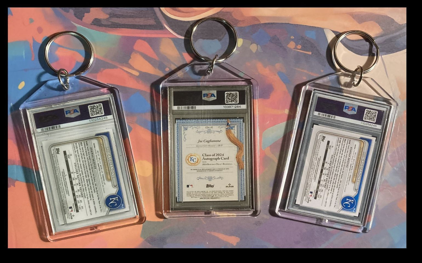 3220 Jac Caglianone 3 Pack Bundle  Keychains BBL KYC