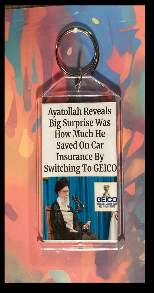 3347 Ayatollah Reveals Surprise Custom Hand Made Keychain-Makes A Great Gift KYC MSC