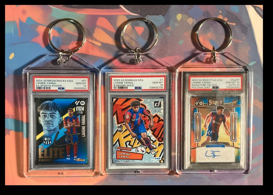 3156B Lamine Yamal  3 Pack Bundle 3 Different Custom Novelty Keychains KYC MSC