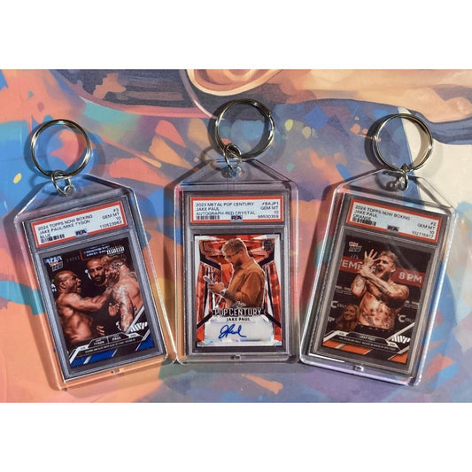 3158B Jake Paul  3 Pack Bundle - 3 Different Custom Novelty Keychains -Gift KYC MSC