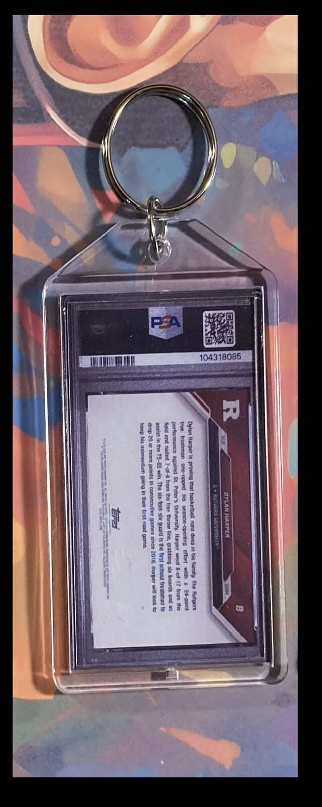 3111 Dylan Harper 2024 Bowman U Gold Custom Keychain-Makes A Great Gift BKL KYC