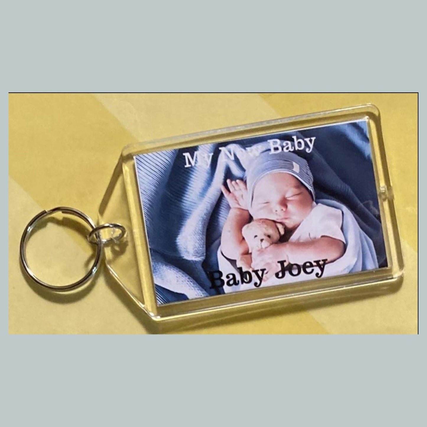 0711 New Baby Personalized Custom Hand Made Keychain