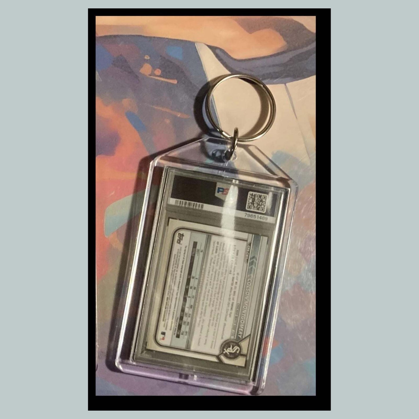 3506 Colson Montgomery 2022 Chrome Gold Auto Custom Made Keychain Great Gift BBL KYC