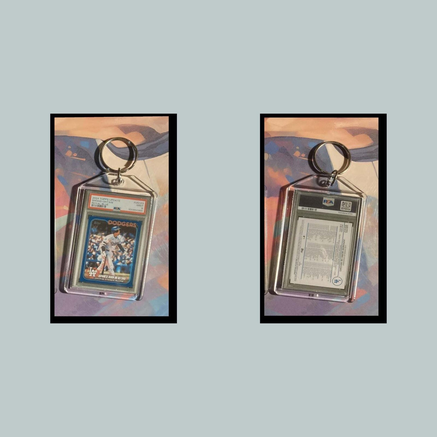 3490 SO 2024 Update Japanese Born HR Record Royal Blue Keychain BBL KYC