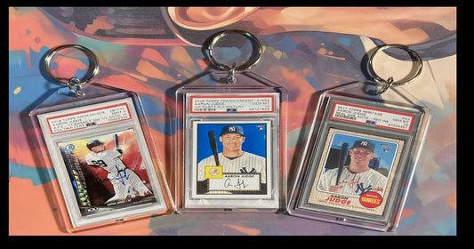 3138B Aaron Judge  3 Pack Bundle 3 Different Custom Novelty Keychains BBL KYC