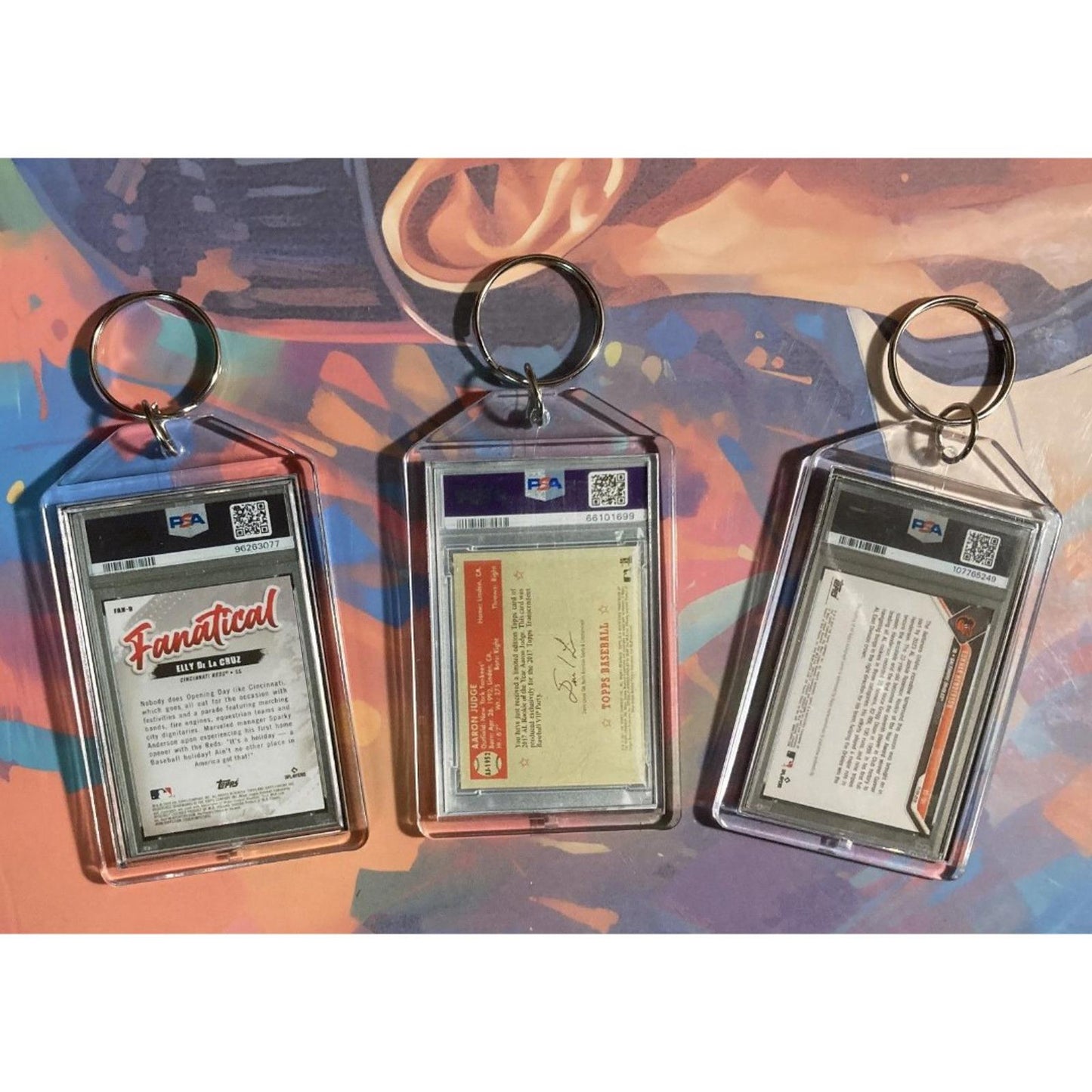 0265B Elly De La Cruz/Judge/Henderson 3 Pack Bundle - 3 Diff Novelty Keychains