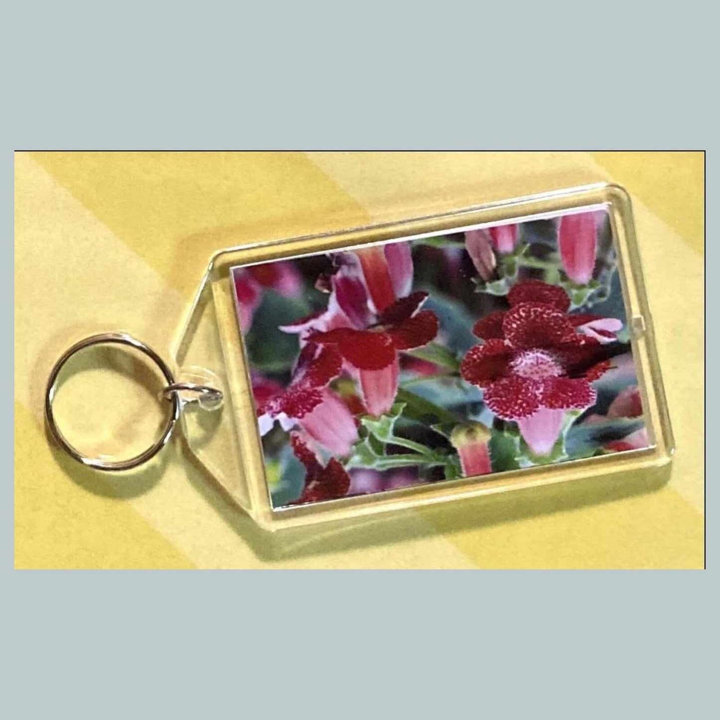 3702 Kohleria Acrylic Keychain | Floral Keychain | Flower Lover Gift MSC KYC