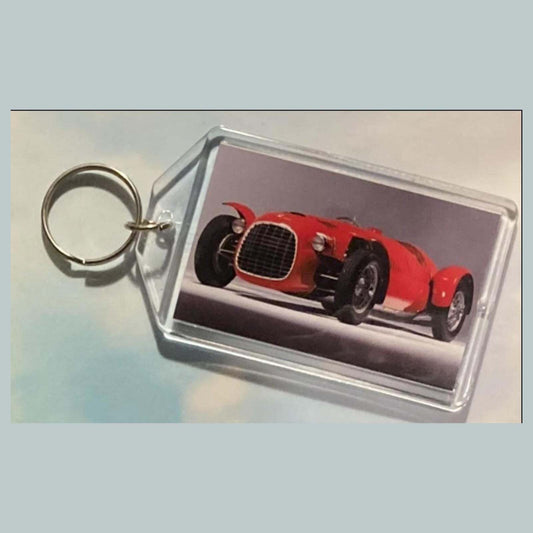 3551 1948 Ferrari 166 Spyder  Keychain | Vintage Automobile Photo Keychain | MSC KYC