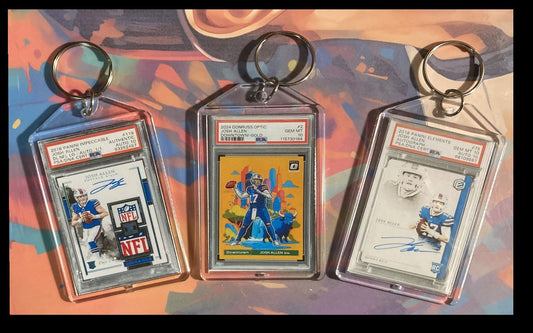 3246 Josh Allen - 3 Pack Bundle Keychains FBL
