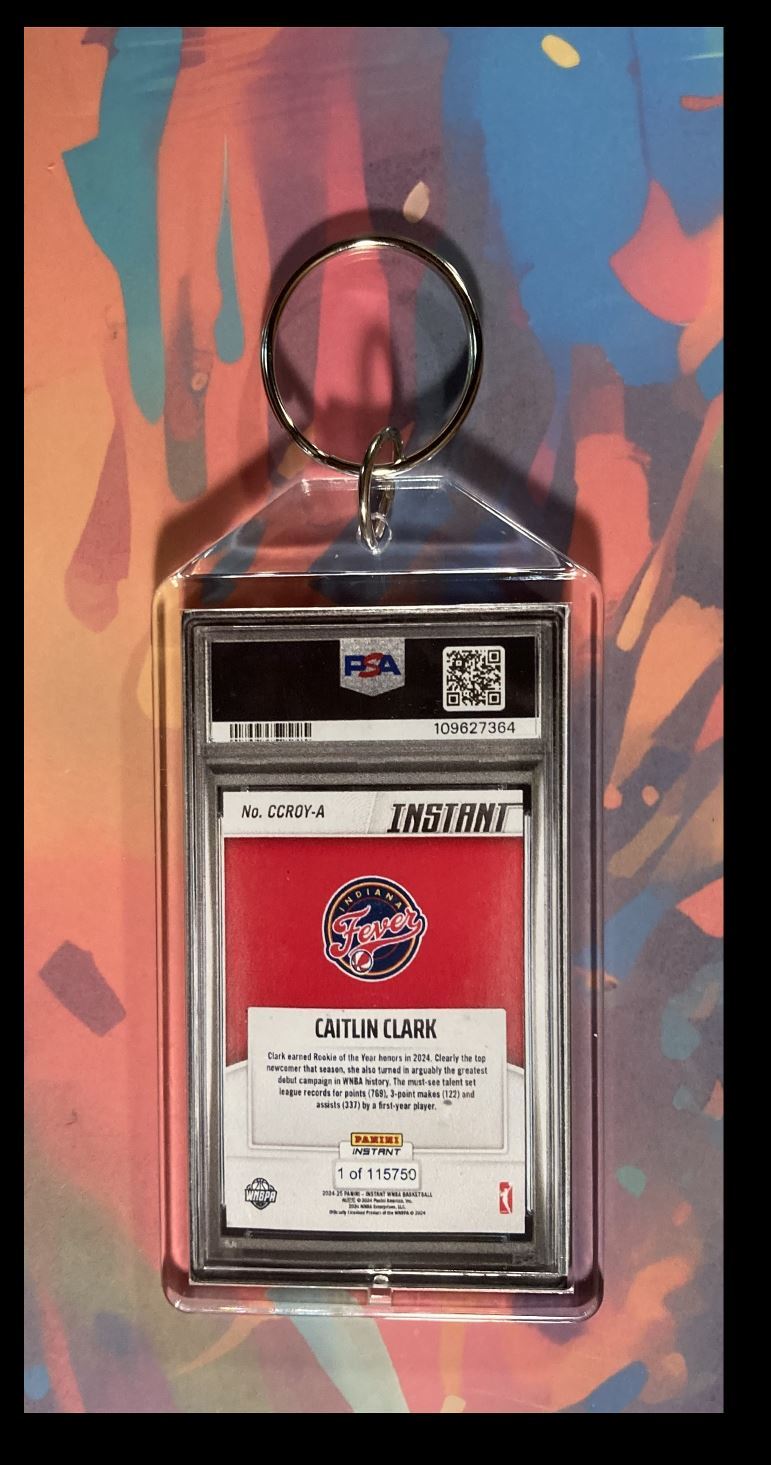 3019 Caitlin Clark 2024 Panini ROY Custom Keychain - A Great Gift BKL KYC