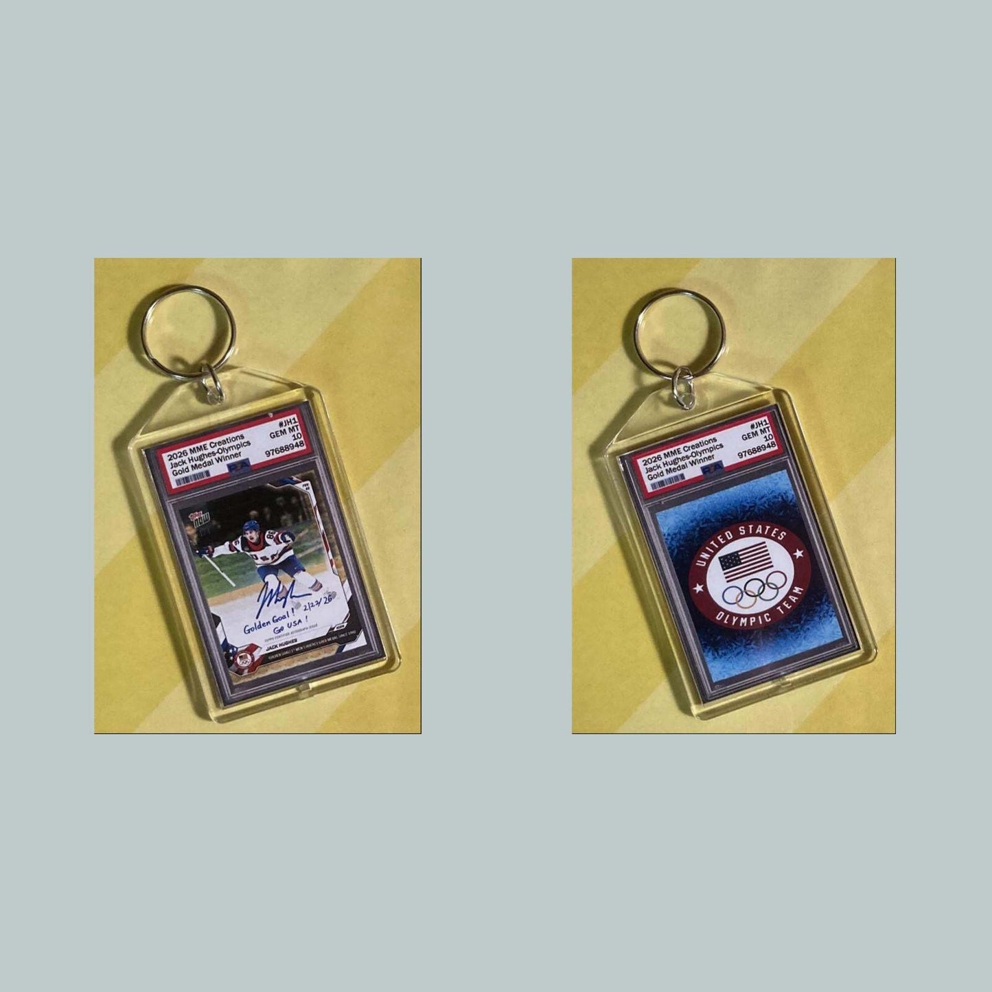 3784 Custom Hand Made Keychain MSC KYC