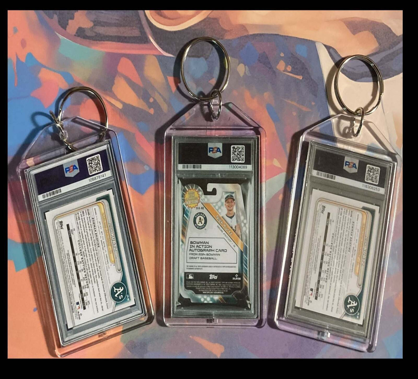 3224 Nick Kurtz 3 Pack Bundle  Keychains BBL KYC