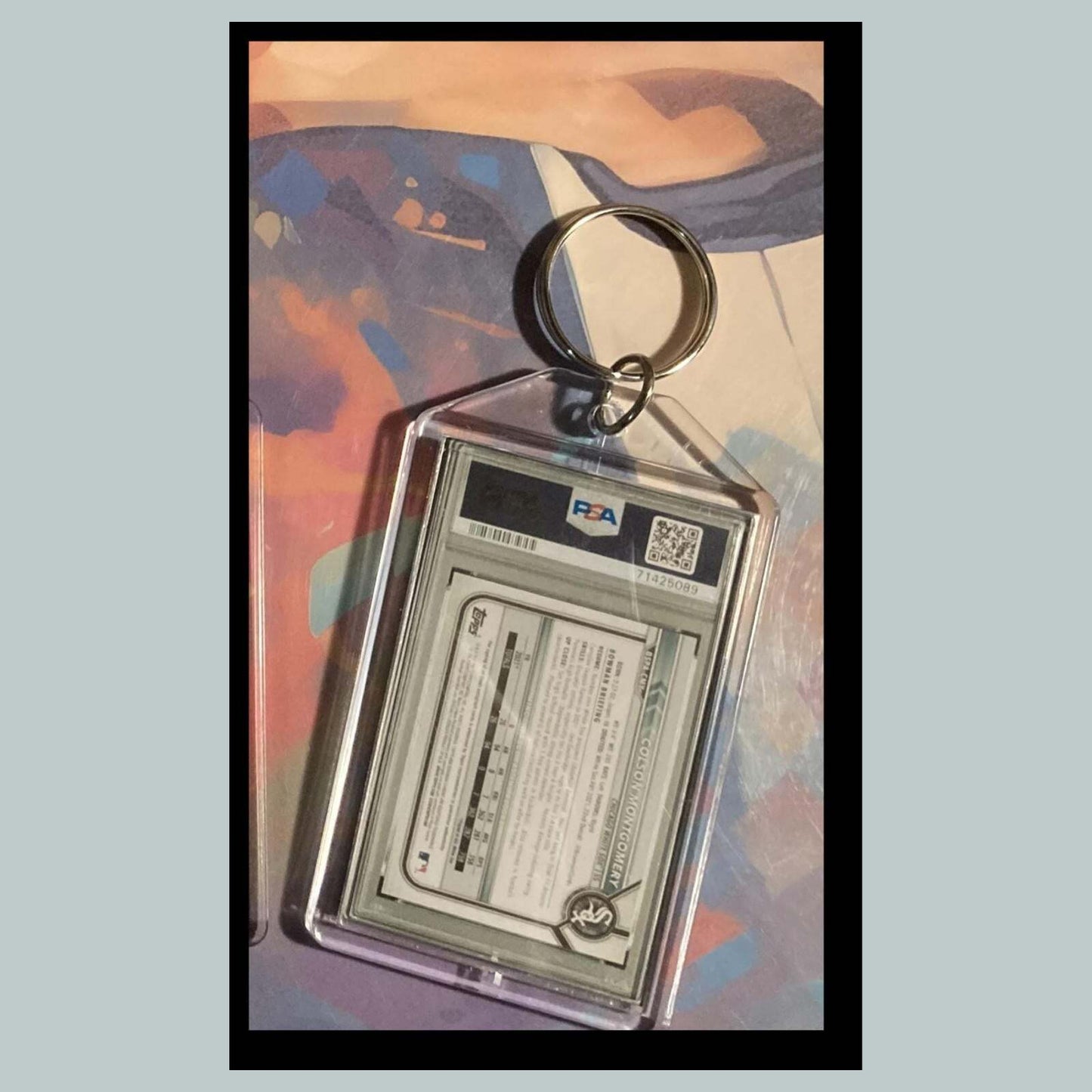 3509 Colson Montgomery 2022 SE Auto Custom Hand Made Keychain Makes Great Gift BBL KYC