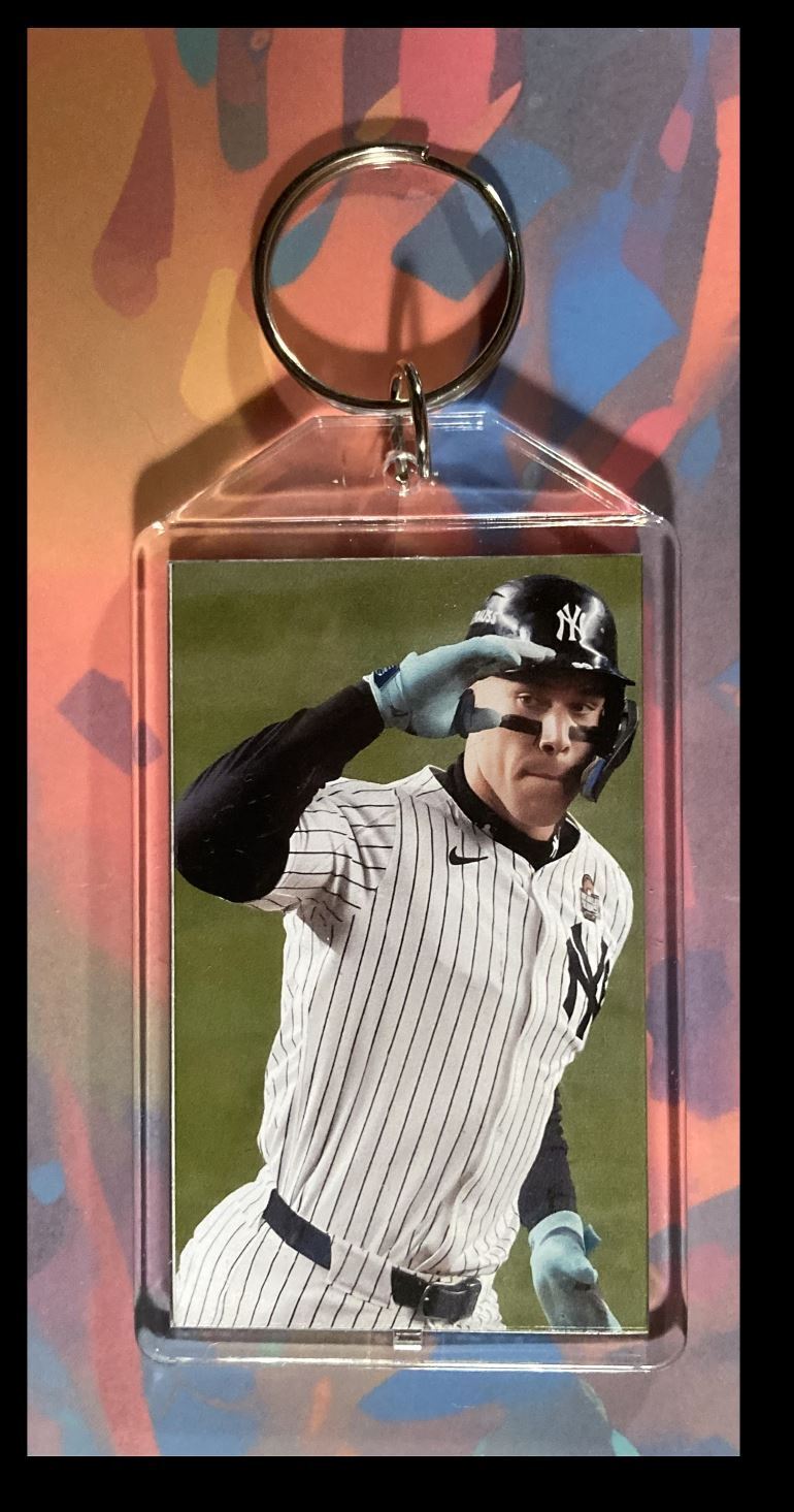 3361 Aaron Judge Salute Custom Hand Made Keychain-Makes A Great Gift BBL KYC