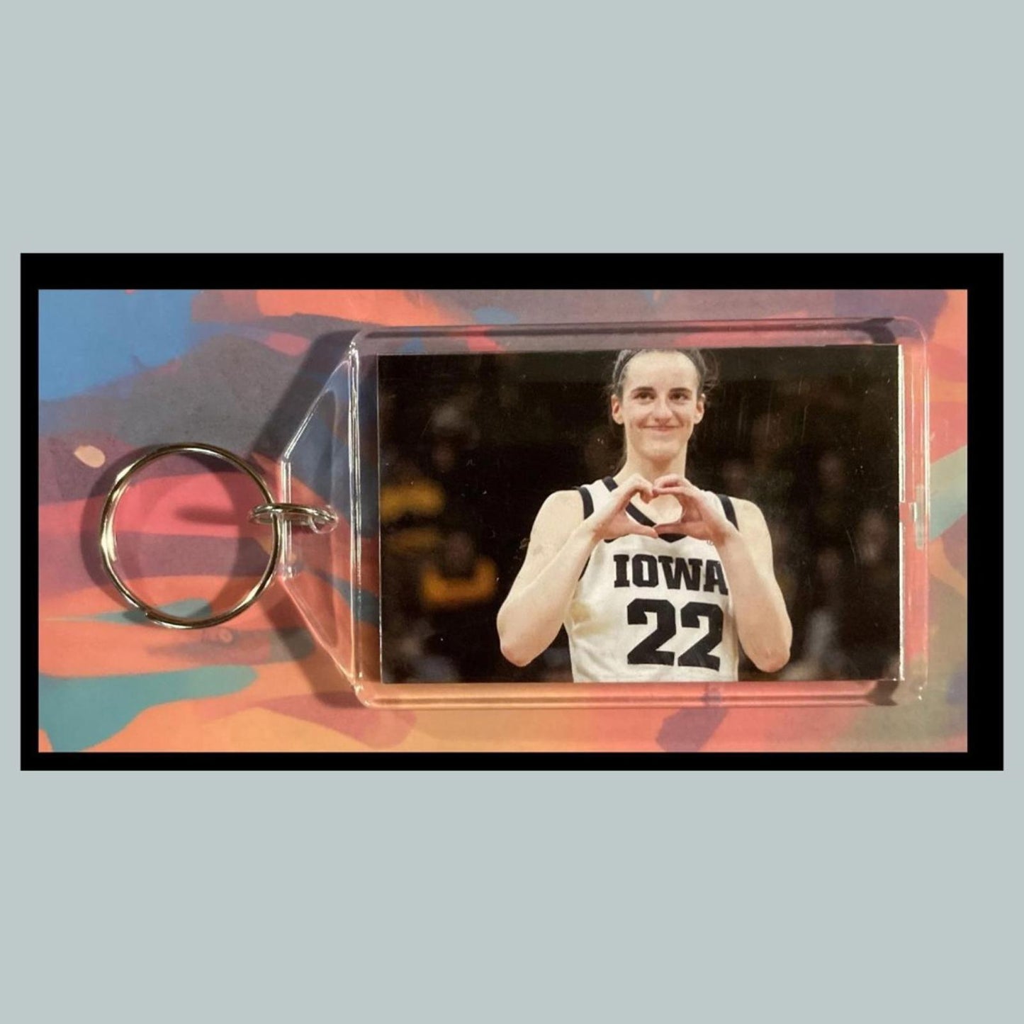 0365 Caitlin Clark Custom Hand Made Keychain - Makes A Great Gift