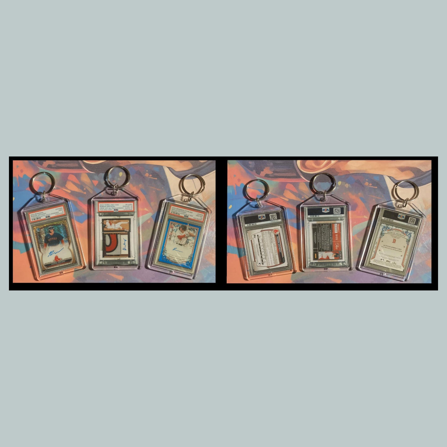 0515B Roman Anthony 3 Pack Bundle - 3 Different Custom Novelty Keychain - Gift