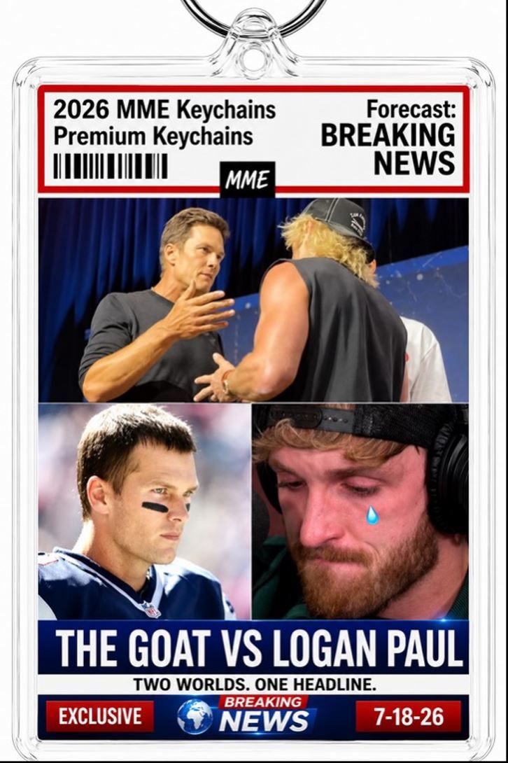 3952 Tom Brady Keychain  Breaking News! Slaps Logan Paul Alt Version 2 FBL