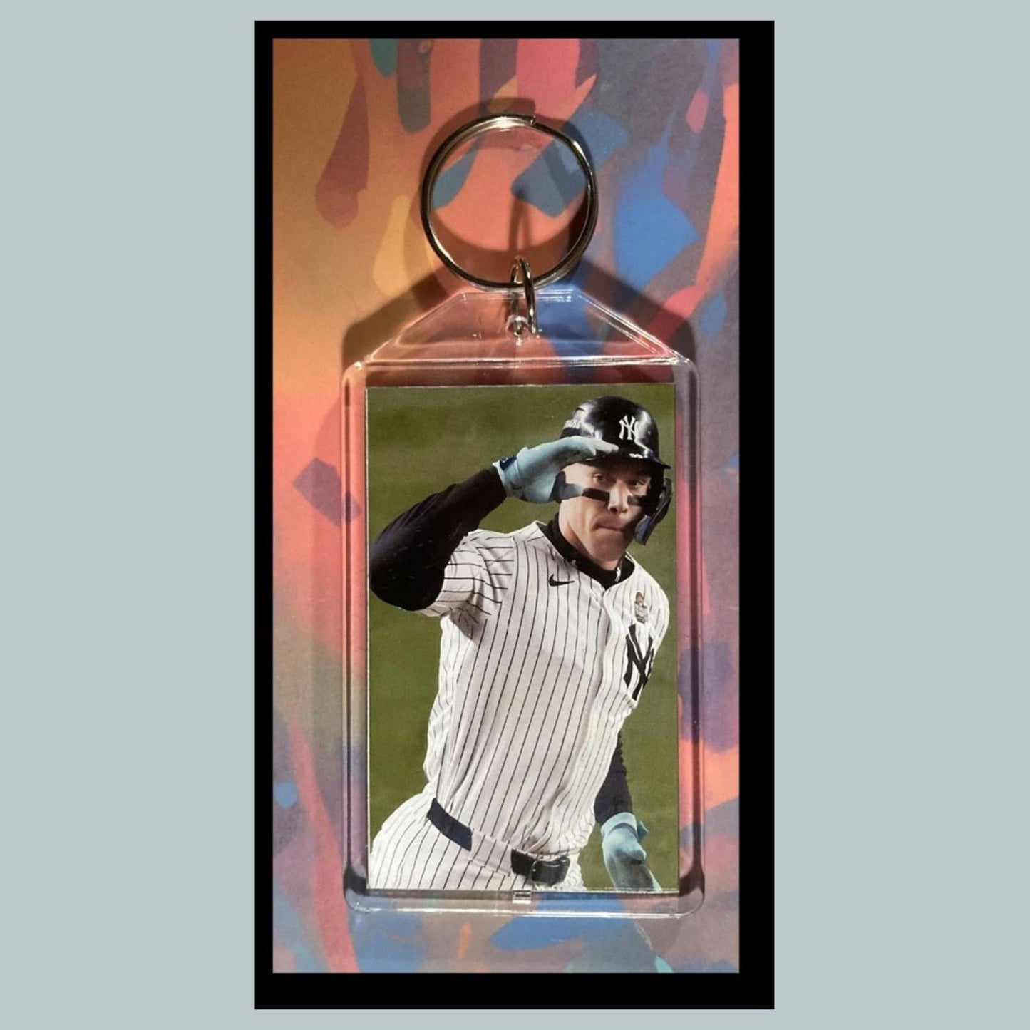 0404 Aaron Judge Salute Custom Hand Made Keychain-Makes A Great Gift