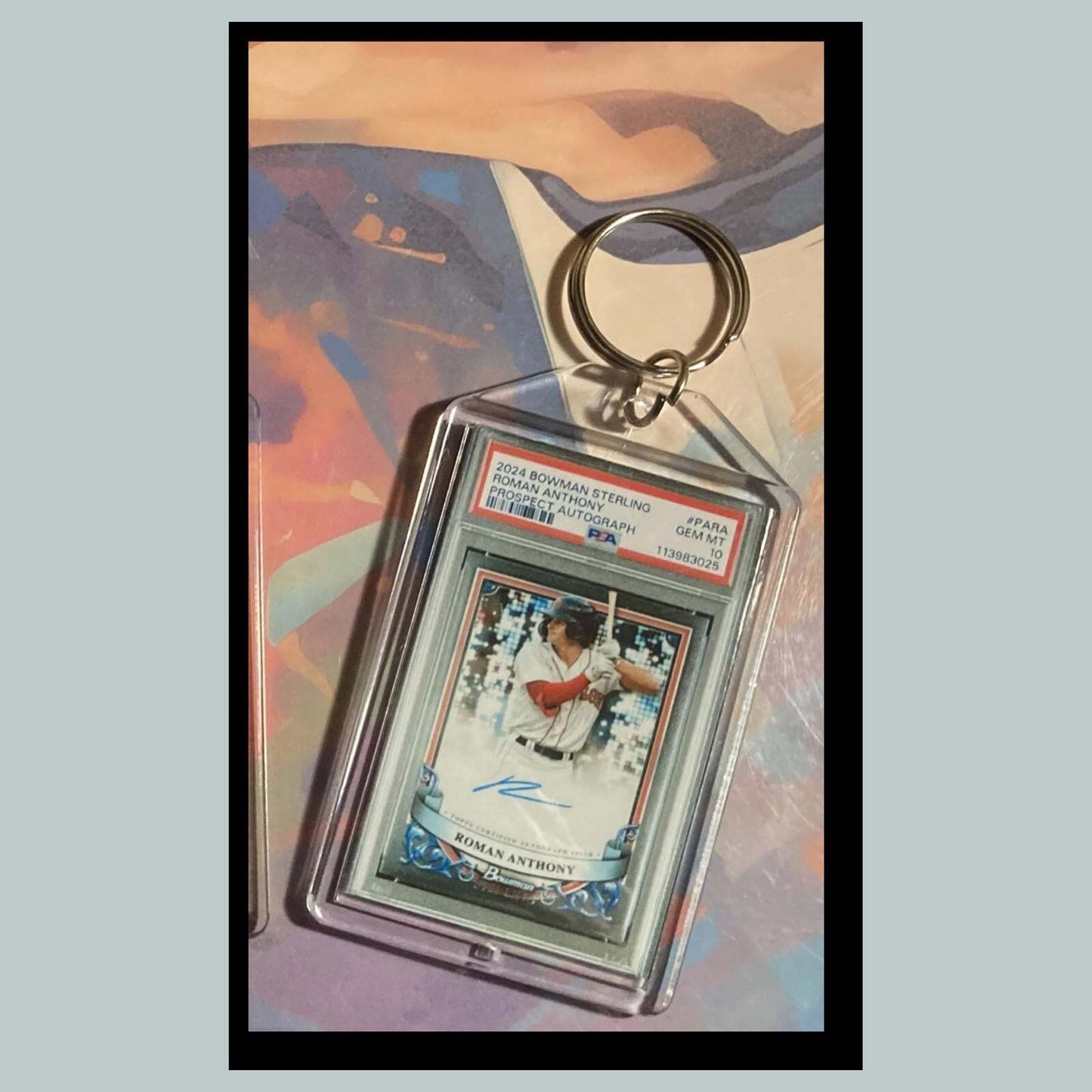 3484 Roman Anthony 2024 Sterling Auto Custom Hand Made Keychain A Great Gift BBL KYC