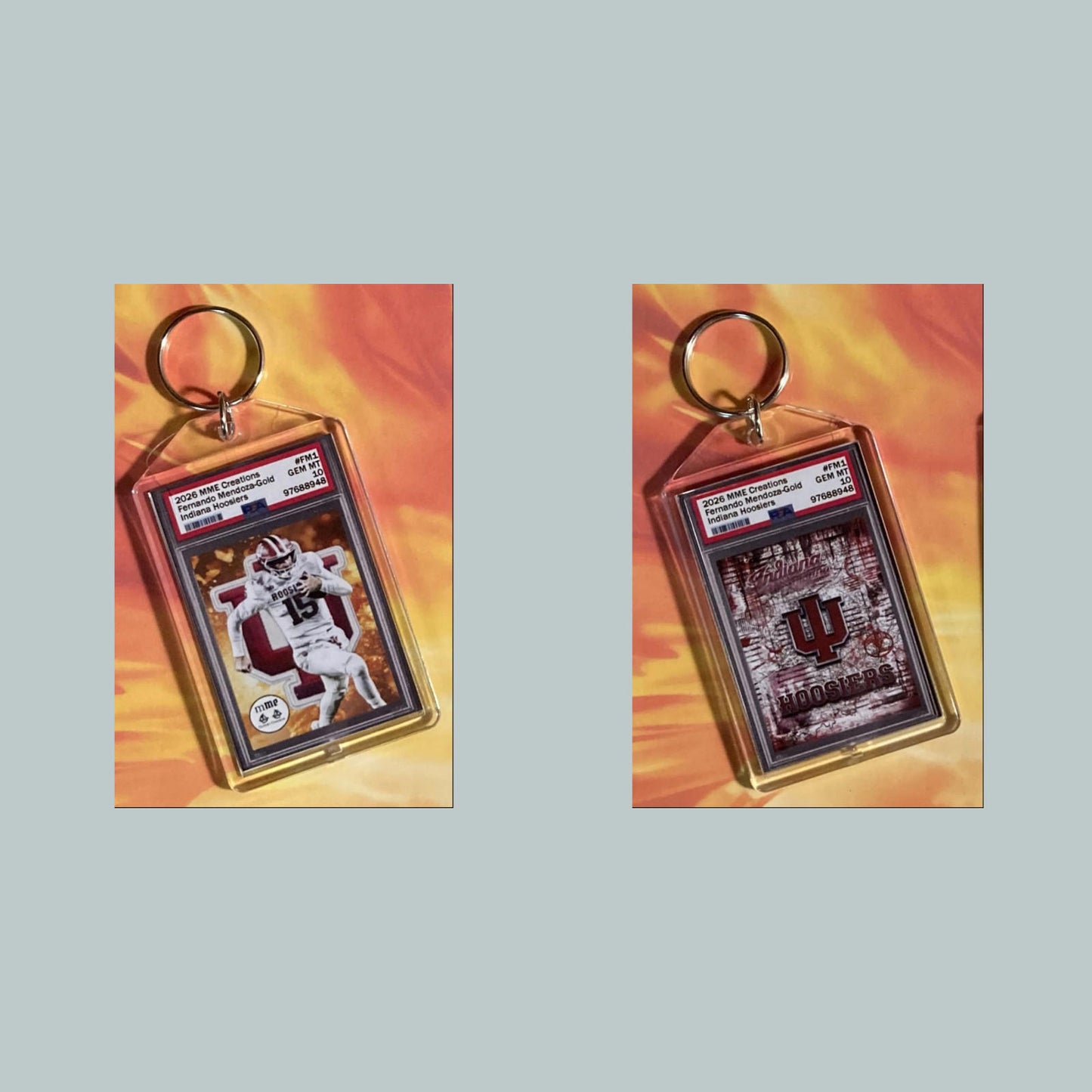 0784 Fernando Mendoza 2026 Nat Championship Mockup Custom Hand Made Keychain