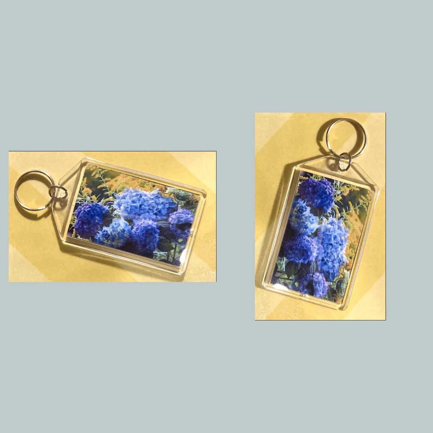 3704 Hydrangea Acrylic Keychain | Floral Keychain | Flower Lover Gift MSC KYC