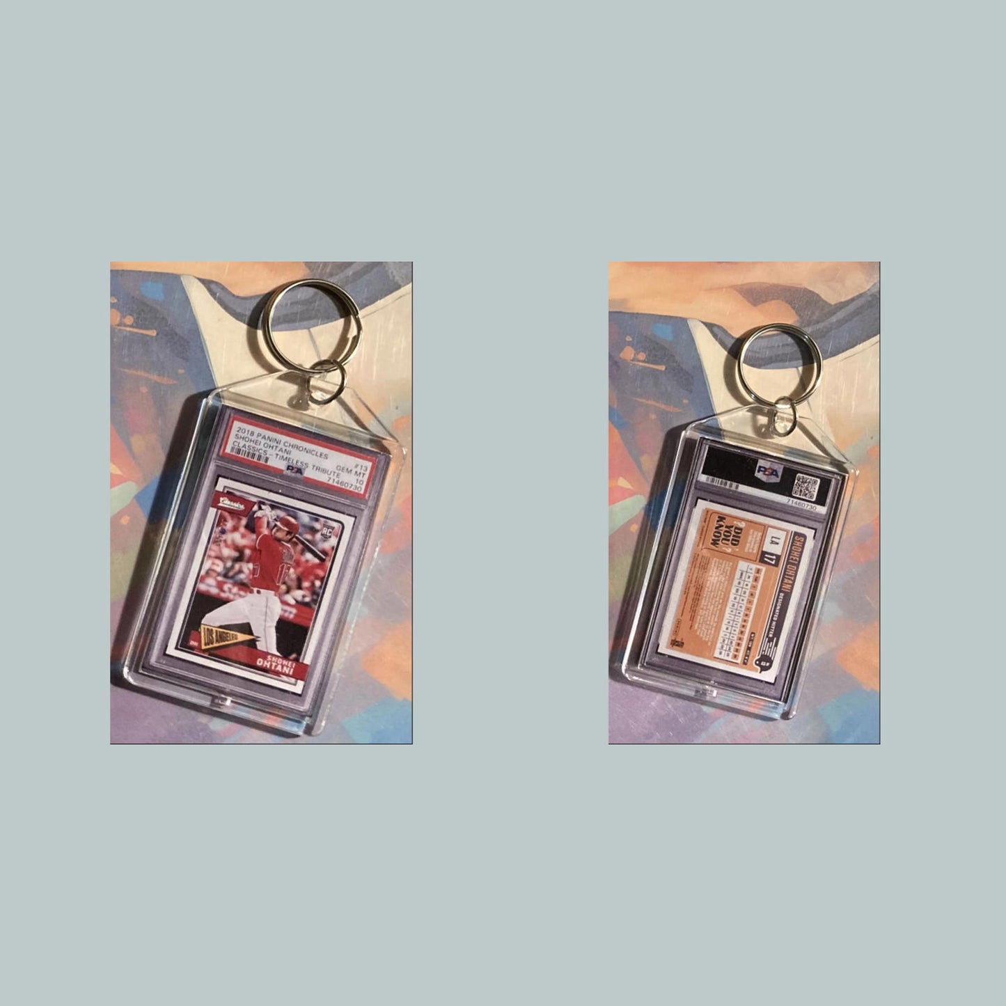 0588 2018 Panini Chronicles Classics Shohei Ohtani Timeless Custom Keychain