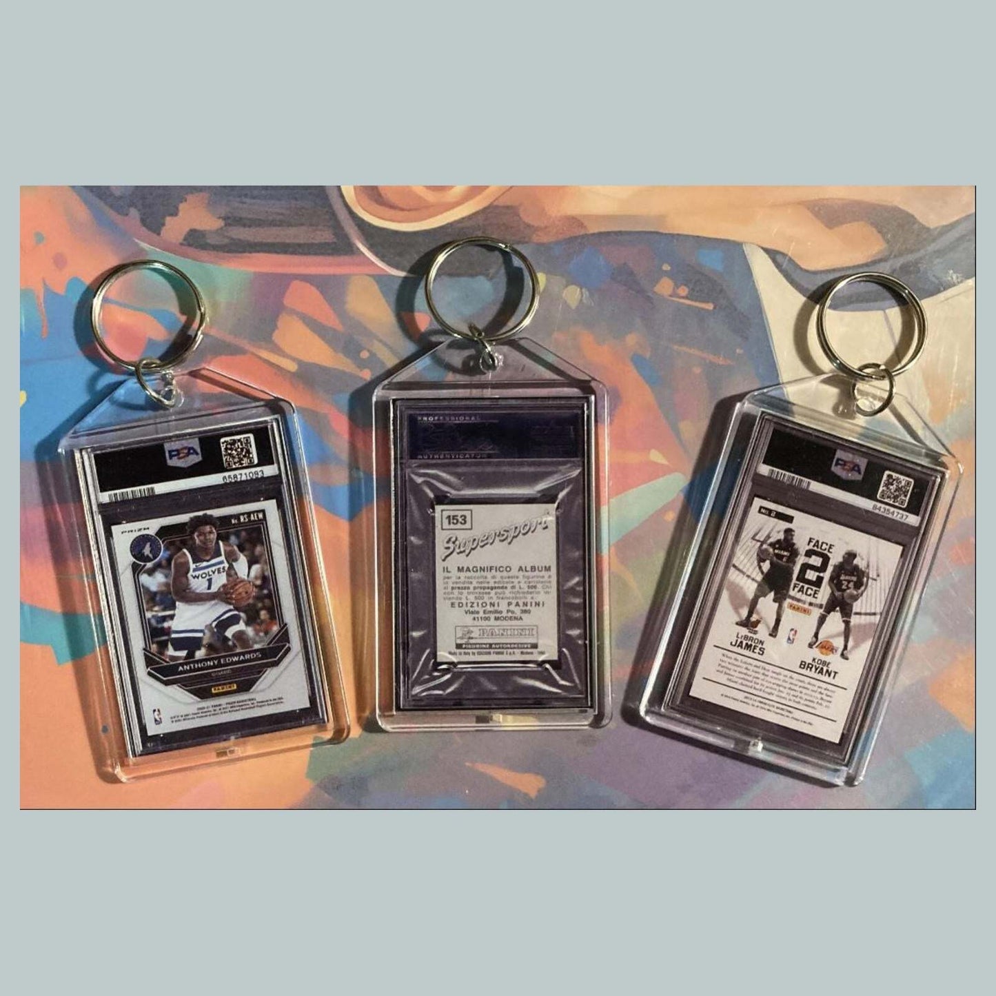 3547B Anthony Edwards-Tyson-James-Bryant 3 Pack Bundle - Custom Made Keychains BKL KYC