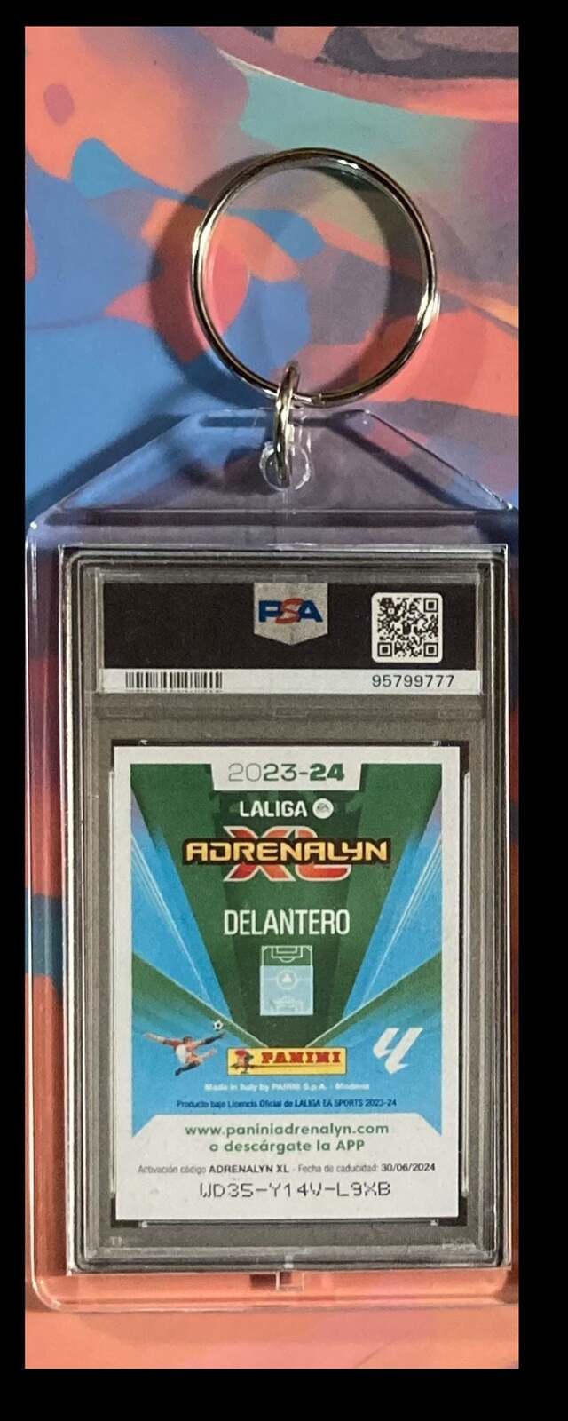3087 Lamine Yamal  2023 Adrenalyn XL Laliga Limited Edition Keychain-Gift KYC MSC