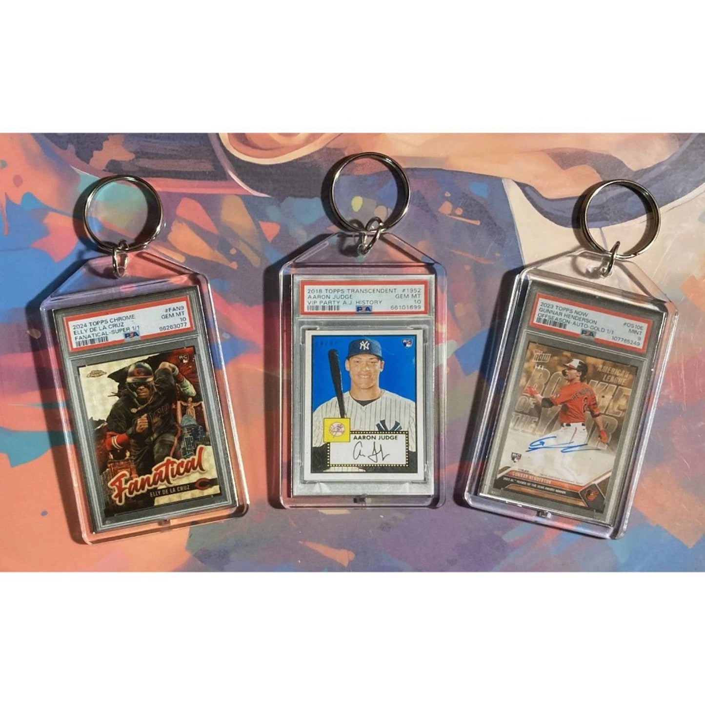 0265B Elly De La Cruz/Judge/Henderson 3 Pack Bundle - 3 Diff Novelty Keychains